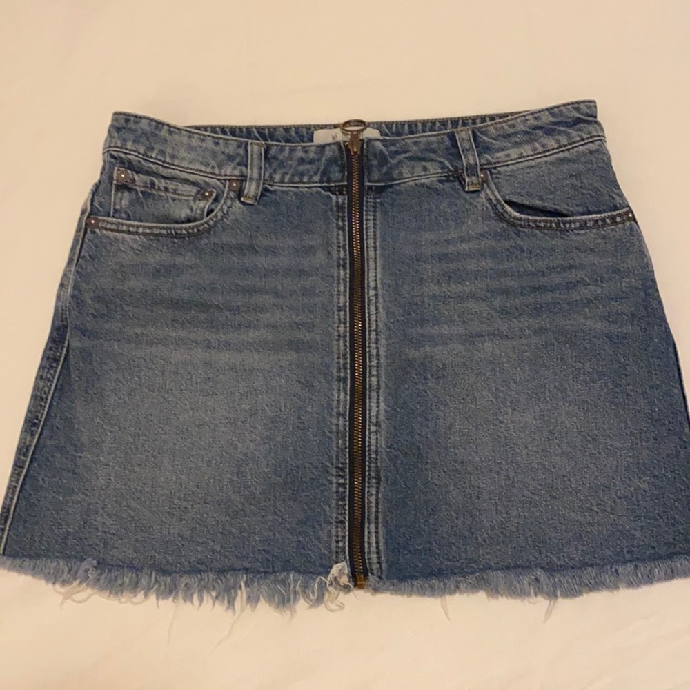 We The Free jean skirt with zipper